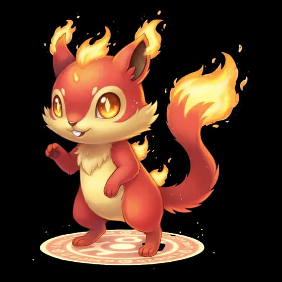 Emberlin Fox, common Fire monster