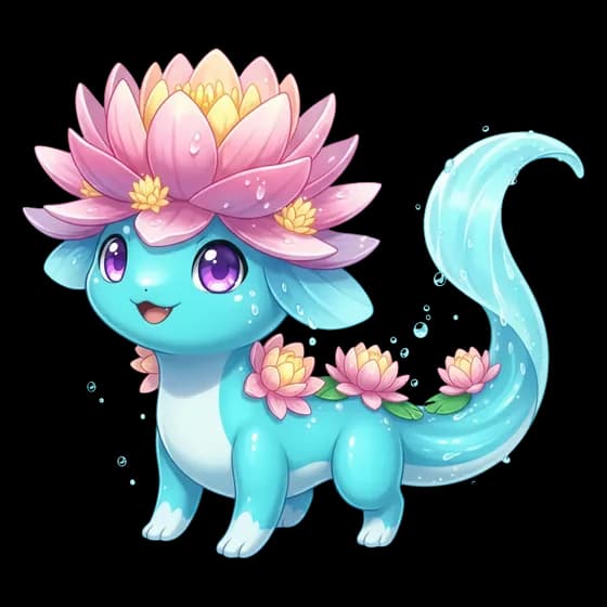 Lotus Lizard, common Water monster