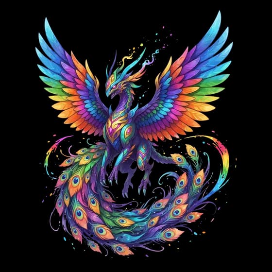 Prisamatic Phoenix, rare Magic monster